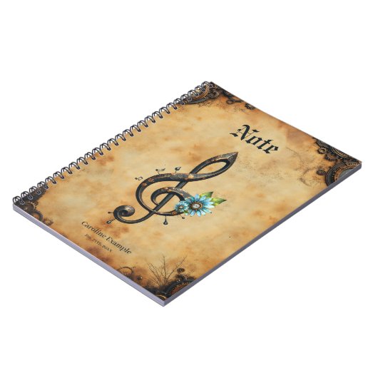 Mechanical  clef ノートブック (左側)