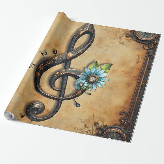 Mechanical  clef  ラッピングペーパー (アンロールド)