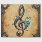 Mechanical  clef  ラッピングペーパー (フラット)