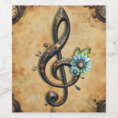 Mechanical  clef  ワインラベル (シングルラベル)