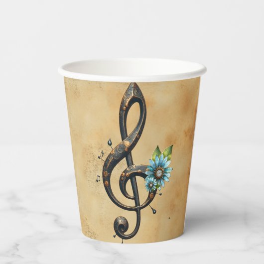 Mechanical  clef  紙コップ (裏面)