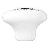 Mechanical Crescent with Red Roses セラミックノブ (側面)