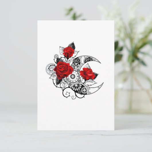 Mechanical Crescent with Red Roses 招待状 (スタンド正面)
