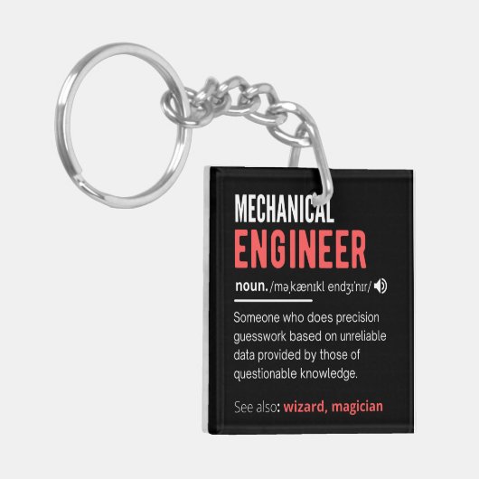Mechanical ENGINEER キーホルダー (正面左)
