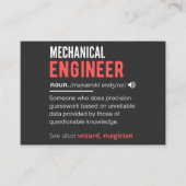 Mechanical ENGINEER 名刺 (正面)