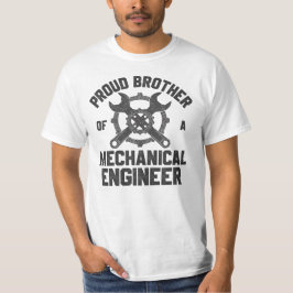  mechanical engineer brother, proud brother tシャツ