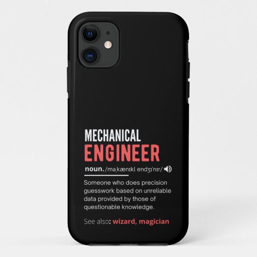 Mechanical ENGINEER Case-Mate iPhoneケース (裏面)