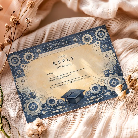 Mechanical Engineer Graduation 出欠カード