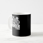 Mechanical Engineer Student Engineering Gifts Math コーヒーマグカップ (正面左)