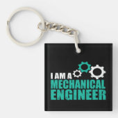 Mechanical Engineering Funny Engineer キーホルダー (正面)