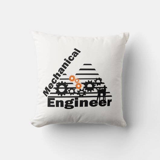 Mechanical Engineering Funny Engineer クッション (正面)