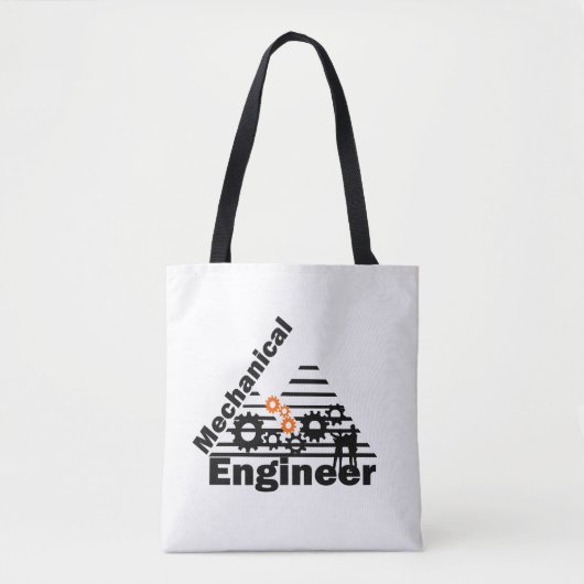 Mechanical Engineering Funny Engineer トートバッグ (正面)