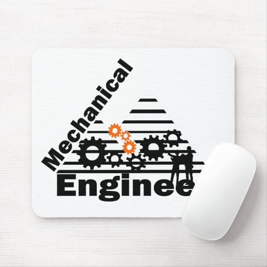 Mechanical Engineering Funny Engineer マウスパッド (マウス)