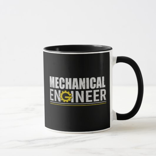 Mechanical Engineering Funny Engineer マグカップ (右)