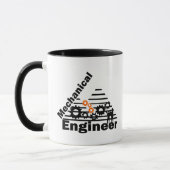 Mechanical Engineering Funny Engineer マグカップ (左)