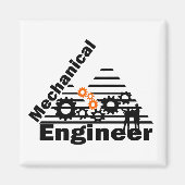 Mechanical Engineering Funny Engineer マグネット (正面)