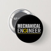 Mechanical Engineering Funny Engineer 缶バッジ (正面&裏面)