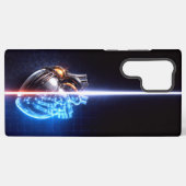 Mechanical Heart Blueprint Samsung Galaxyケース (裏面横)