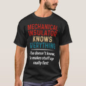 Mechanical Insulator Knows Everything Tシャツ (正面)