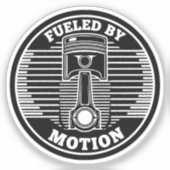 Mechanical Kinetic Piston Circular Mark シール (正面)