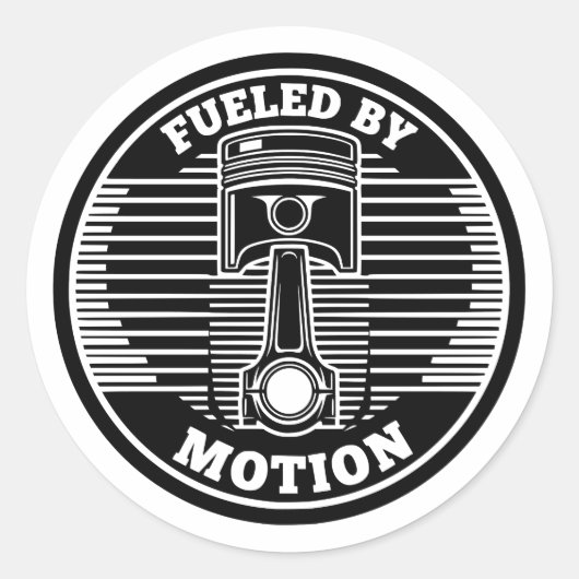 Mechanical Kinetic Piston Circular Mark ラウンドシール (正面)