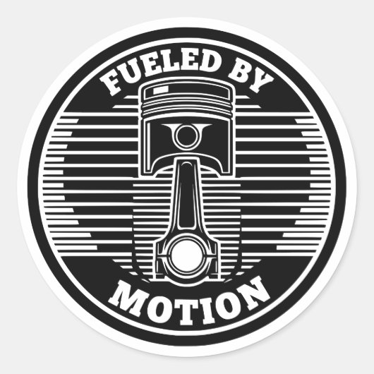 Mechanical Kinetic Piston Circular Mark ラウンドシール (正面)