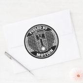 Mechanical Kinetic Piston Circular Mark ラウンドシール (封筒)