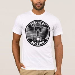 Mechanical Kinetic Piston Circular Mark Tシャツ