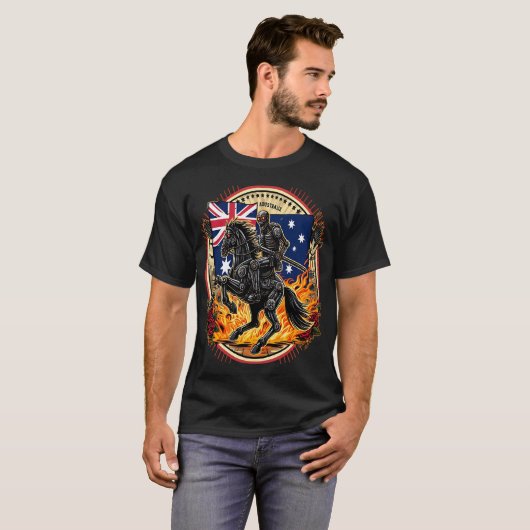 Mechanical Knight of the Australian Apocalypse Tシャツ (正面フル)