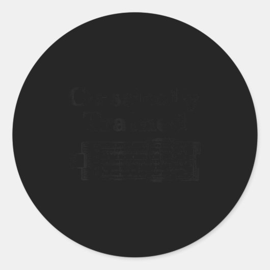 Mechanical Og Clically Trained Slide Rule Calculat ラウンドシール (正面)