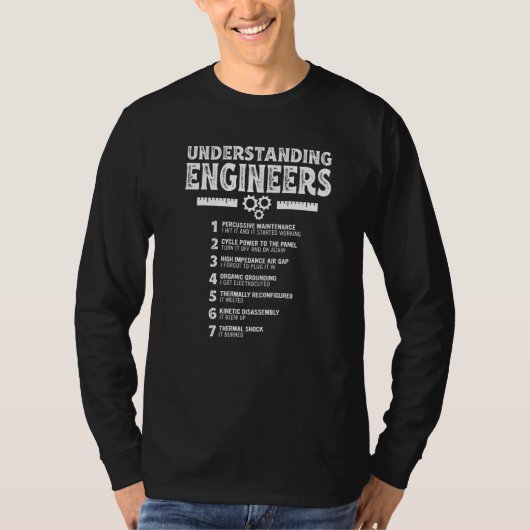 Mechanical Sarcastic Engineering  Understanding En Tシャツ (正面)