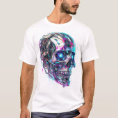 Mechanical Skull Matrix Tシャツ (正面)