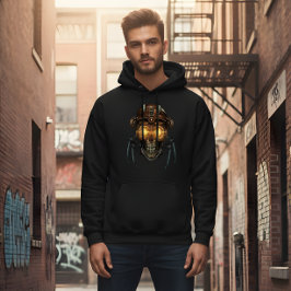 Mechanical Skull: Steampunk Hoodie パーカ