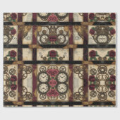 Mechanical Steampunk Wrapping Paper ラッピングペーパー (フラット)