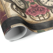Mechanical Steampunk Wrapping Paper ラッピングペーパー (ロールコーナー)