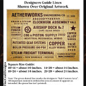 Mechanical Works Factory Typography FA7 Decoupage 薄葉紙