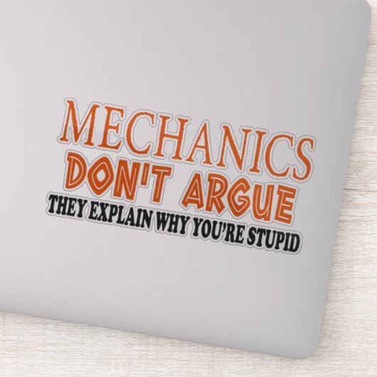 Mechanics design funny mechanic シール (詳細)