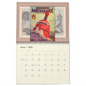 Mechanix及び発明のモダンなカレンダー カレンダー (3月 2026)