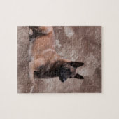 Mechelaar - Malinoisのベルギーの羊飼い ジグソーパズル (横)