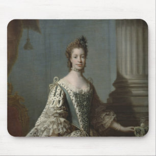 Mecklenburg-Strelitz 1762年のシャーロットSophia マウスパッド