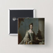 Mecklenburg-Strelitz 1762年のシャーロットSophia 缶バッジ (正面&裏面)
