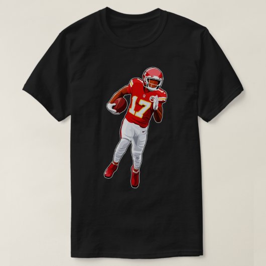 Mecole Hardman 17がボールTシャツをリリース Tシャツ (デザイン正面)