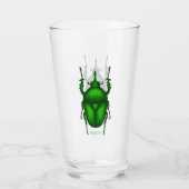 Mecynorhina torquata bug cartoon illustration  タンブラーグラス (裏面)
