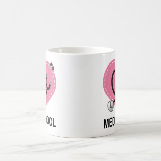 Medの学校学生か卒業生のマグ コーヒーマグカップ (中央)