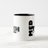 MEDテック顕微鏡シリンジロゴ ツートーンマグカップ (中央)