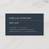 Med Spa Office Appointment Reminder 予約カード (正面)