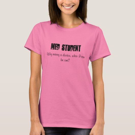 MED STUDENT カスタマイズ - Tシャツ (正面)