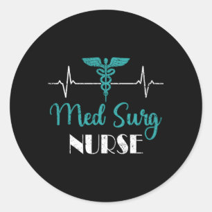 Med SurgナースEkg Hebeat医療外科看護 ラウンドシール