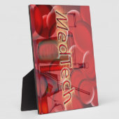 Med Techスターバストロゴ フォトプラーク (側面)