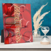 Med Techスターバストロゴ フォトプラーク (側面)